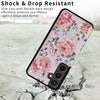 For Samsung Galaxy S24 FE 5G Printed Double Buckle RFID Anti-theft Phone Case(Pastoral Rose)