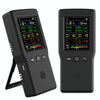 9 In 1 Air Quality Detector Handheld High Precision Formaldehyde Detector(Black)