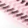 10pairs /Box Half False Eyelashes With Transparent Stems Natura Extension Lashes Y1008