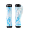 MZYRH 1pair Mountain Bike Bicycle Handlebar Grips Protective Covers(White and Blue)