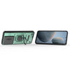 For Xiaomi Redmi K70 5G Sliding Camshield TPU + PC Shockproof Phone Case with Holder(Green)