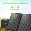 HAWEEL 50W Foldable Solar Panel Charger Travel Folding Bag(Black)
