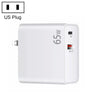 PD-65W USB-C / Type-C + QC3. 0 USB Laptop Charging Adapter, US Plug(White)
