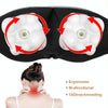 6 Keys Kneading Massage Shawl Cervical Massager, Specification: UK Plug(Beige)