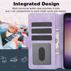 For Samsung Galaxy A35 5G Dreamy Butterfly Love Flower Embossed Leather Phone Case(Purple)