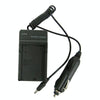 2 in 1 Digital Camera Battery Charger for Samsung P120A, P240A(Black)