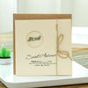 10pcs Vintage Metal Gift Greeting Card Cowhide Envelope Holiday Card(06 LOVE)