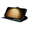 For Samsung Galaxy S25+ 5G 3-Card Slots Multifunctional Leather Phone Case(Black)