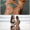 400pcs /Pack Style 6 Tanning Sunbathing Stickers Self Adhesive Body Stickers