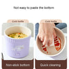 Multifunctional Electric Cooker One-piece Home Small Electric Cooker(UK Plug Purple)