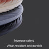 For 36cm-40cm Diameter Steering Wheel Car Silicone Protective Cover Wear Resistant Non-Slip Tire Pattern Driving Grip Sleeve(Beige)