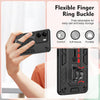 For Xiaomi Redmi 13C Variety Brave Armor Finger Loop Holder Phone Case(Black)