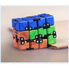 Creative Decompression Puzzle Smooth Fun Infinite Magic Cube Toy(Black)