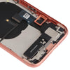 iPhone XR Orange Back Cover Assembly with Side Keys & Wireless Charging