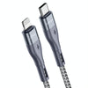 DUZZONA A1 PD 20W Type-C to 8 Pin Fast Charging Data Cable, Length: 1m(Grey)