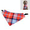 XL Waterproof Pet Triangle Towel, Blue & Orange (22.5-30kg Dogs)