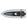 B8 Double Propeller Long Endurance High Speed Remote Control Boat(Black)