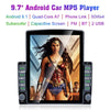 9.7 inch Vertical Screen 2.5D Glass Car Android Universal Player Navigator MP5 Integrated Machine Support Phone Link / GPS / FM / Steering Wheel Control