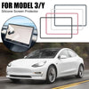 For Tesla Model3/Y Screen Bumper Protective Cover Silicone Frame(Pink)