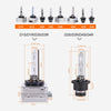 2 PCS D4S 35W 3800 LM 8000K HID Bulbs Xenon Lights Lamps, DC 12V(White Light)
