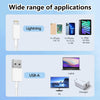 USB to 8 Pin Fast Charging Data Cable, Length: 1m