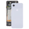 Google Pixel 3a Back Cover White - Battery Cover with Lens & Keys