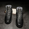 GG-858 Men Snow Boots Velvet Keep Warm Thick Bottom Men Boots, Size: 46(Black)