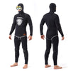 SLINX 1301 2 in 1 5mm Neoprene Super Elastic Wear-resistant Warm Long-sleeved Split Wetsuit Set for Men, with Hood, Size: M