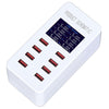 A8B 50W 8 Ports USB Smart Charging Station with Digital Display, Plug:US Plug