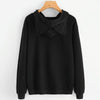 Cute Fashion Outdoor Sports Women Hoodies Sportswear, Size:XL(Black)