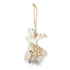 Wooden Cartoon Christmas Tree Ornament Christmas Scene Decoration Supplies(Elk)