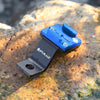 PULUZ Fixed Metal Motorcycle Holder Mount for GoPro, Insta360, DJI and Other Action Cameras(Blue)