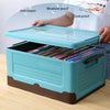 Foldable Book Box Plastic Storage Box, Color: M Mint Blue