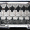 DC 12V 4.2W 16LEDs Crystal Lamp Beads Car Windshield Warning Lamp 18 Flash Patterns(Adjustable)