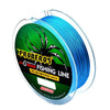 2 PCS PROBEROS 4 Edited 100M Strong Horse Fish Line, Line number: 3.0 / 35LB(Blue)