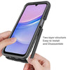 For Samsung Galaxy A16 5G Starry Sky Solid Color Series PC + TPU Phone Case with PET Film(Red)