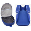 Kindergarten Eggshell School Bag Children Cute Cartoon Backpack(Navy Blue)