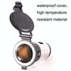 Car Cigarette Lighter Socket Waterproof Power Supply 120W/250W Modification 12/24V Cigarette Lighter Mother Seat