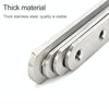 10 PCS Stainless Steel Connection Code Straight Connecting Piece, Number: 18