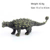 Simulation Animal Dinosaur World Static Toy Models, Style: 6 PCS Saichania