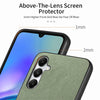 For Samsung Galaxy A24 Twill Fabric Leather Skin Back Phone Case(Green)