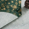 Linen Cotton Christmas Party Tablecloth Rectangle Bronzing Dinning Table Cover, Size:140x260cm(White)