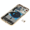 iPhone 12 Pro Max Gold Back Cover Assembly with Side Keys & Wireless Charging