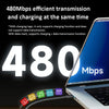 ROMOSS PD100W USB-C / Type-C To 8 Pin & Type-C Fast Charging Cable Transmission Line 1.5m