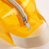 Handbag PVC Dazzling Waterproof Cosmetic Bag Toiletry Bag(Yellow)
