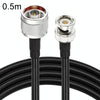 0.5m RG8X Coax Cable N Male to BNC Male 50 Ohm