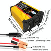Legend III Generation DC12V to AC110V 6000W Modified Square Wave Car Power Inverter with LED Display(Yellow)