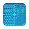 Silicone Lick Mat, Blue, Slow Feeder for Cats & Dogs