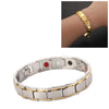 Men Detachable Titanium Steel Magnetic Therapy Bracelet Jewelry(Steel Color)