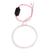 110mm 5W 180LM Angel Eyes Circles Car Headlight White Light COB LED Lights for Vehicles, DC 12-24V